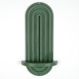 Hanah Home Raf268 Estantería de Pared Verde 40x20x9 cm Madera Contrachapada Duradera para Hogar Moderno